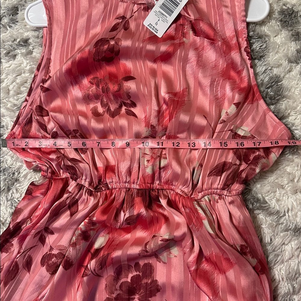 Torrid Pink Floral Midi Dress - Picture 15 of 16